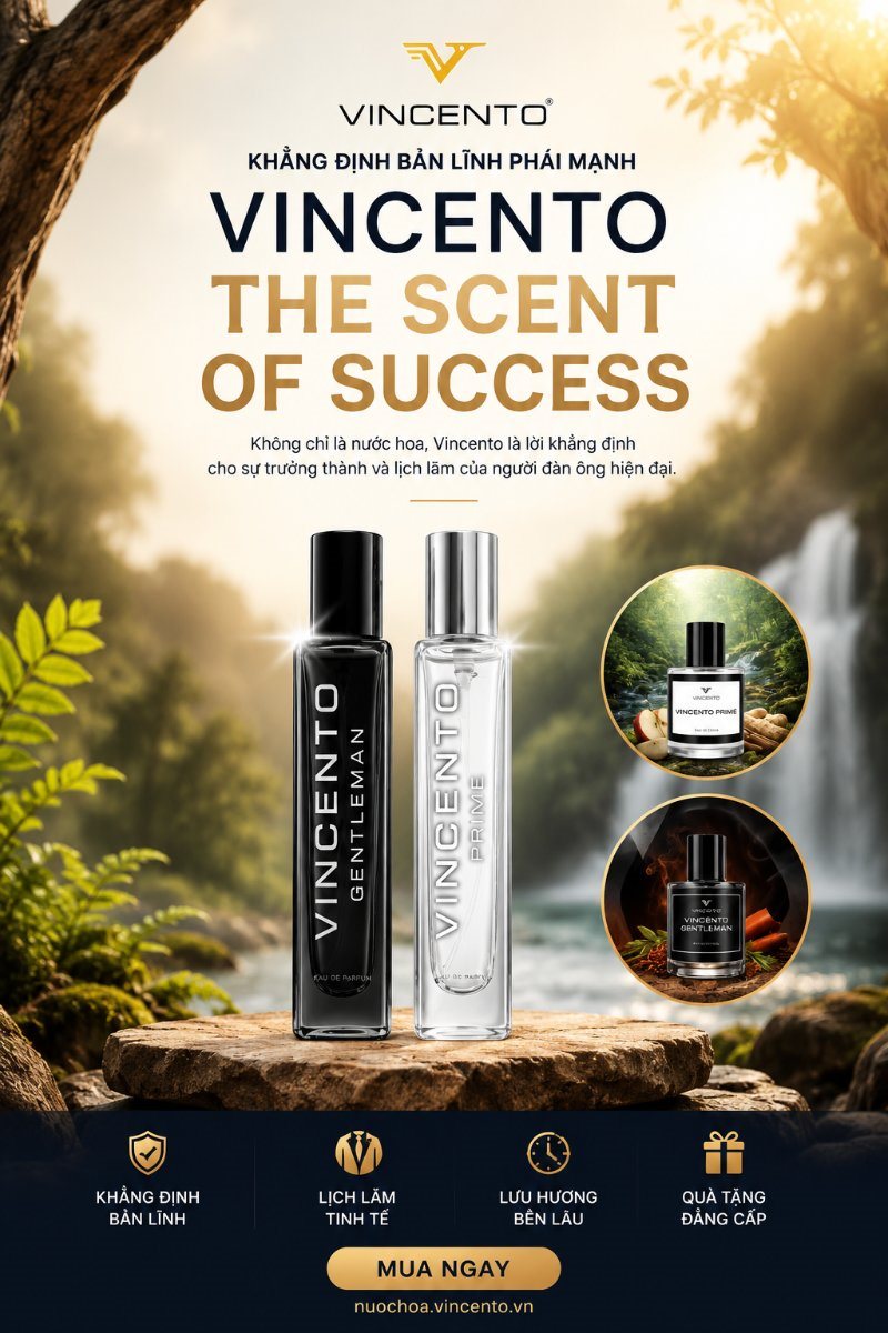Nước hoa Vincento Prime chai 10ml-H0462